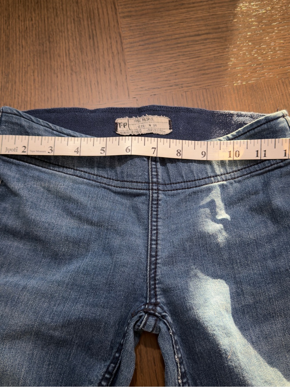 Free People We The Free Just Float On Flare Jeans 24 Bell Bottom Blue sku 34 - Picture 10 of 12